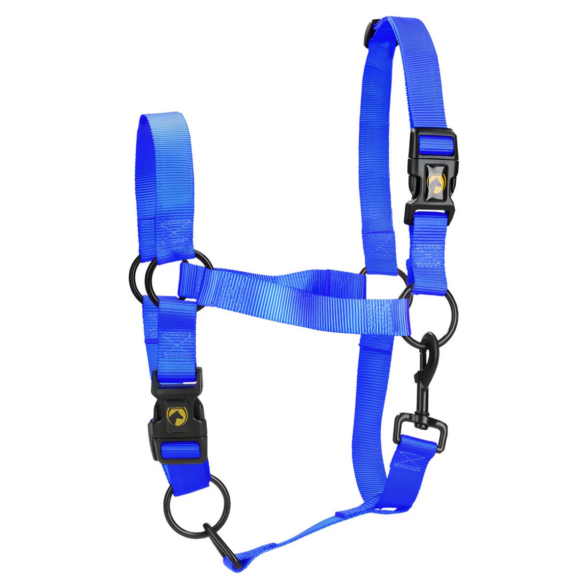 Pferdestirnriemen Essential Halfter blau