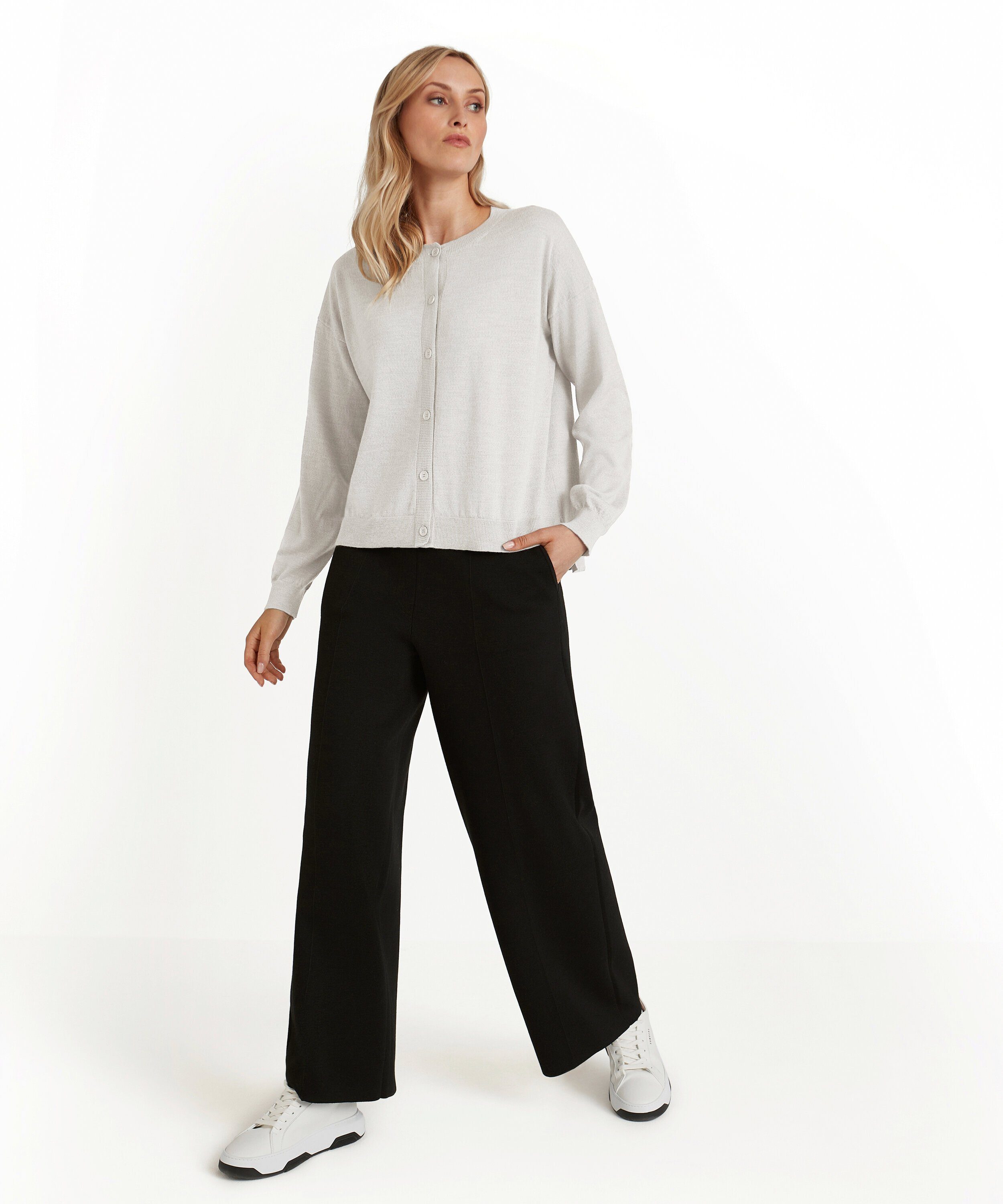 FALKE Strickjacke (1-tlg) aus Merinowolle