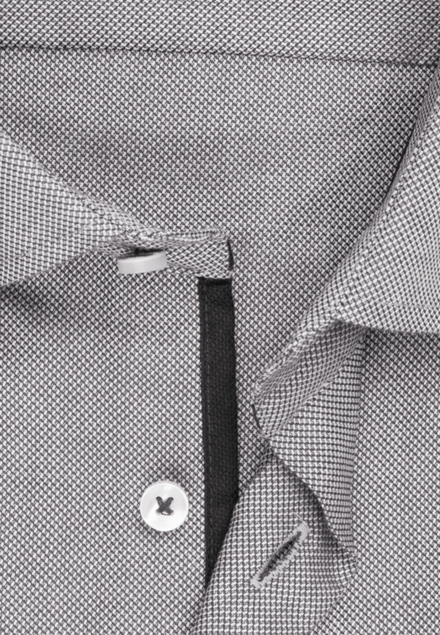 Kentkragen seidensticker Shaped Grün Shaped Uni Businesshemd Langarm