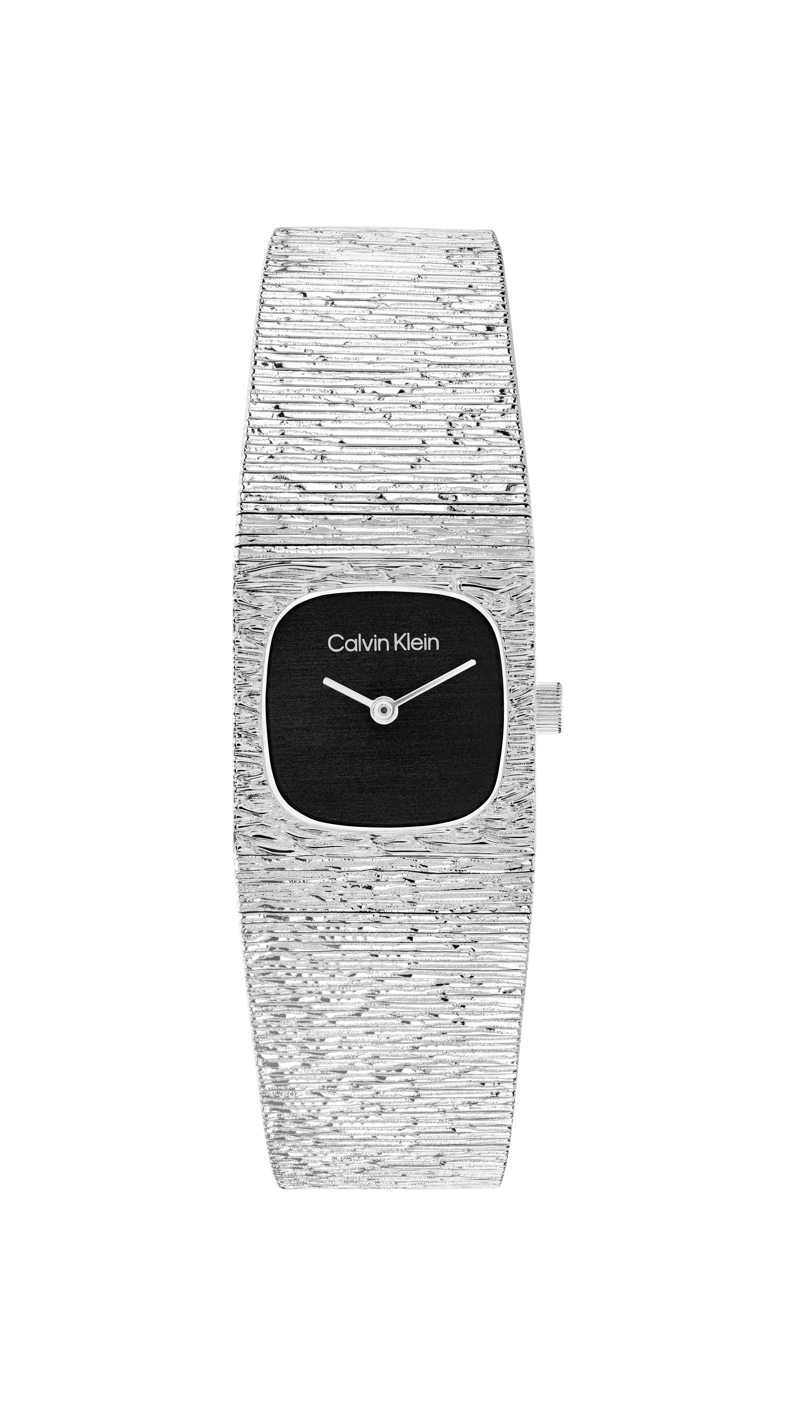 Calvin Klein Quarzuhr SOPHISTICATED SQUARE 25100181, Armbanduhr, Damenuhr, Edelstahlarmband, analog