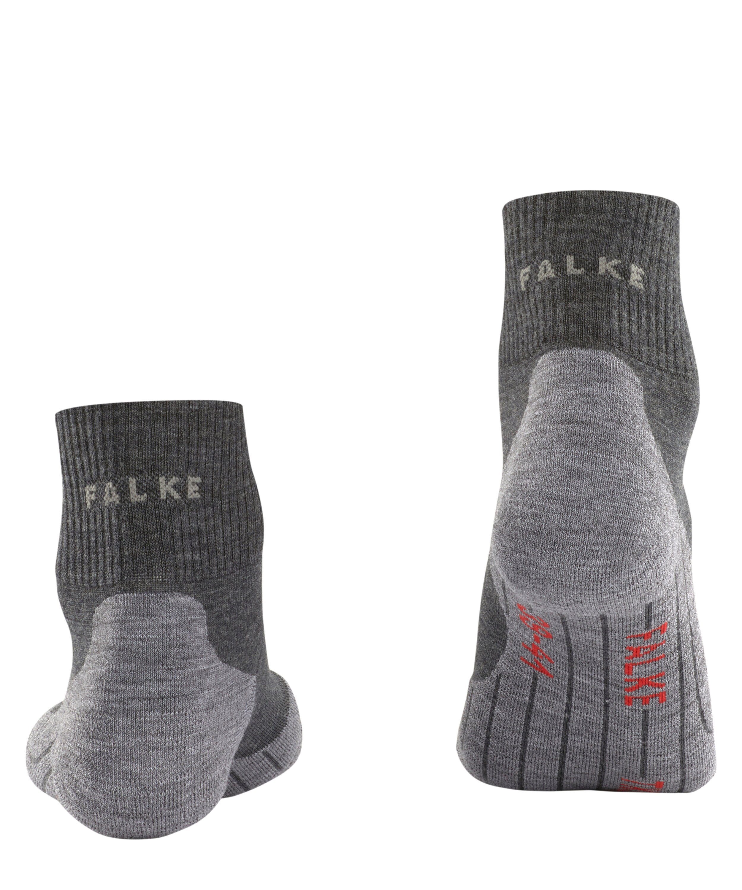 Short für asphalt Wandersocken (1-Paar) (3180) Freizeitwanderungen bequem TK5 FALKE Wander und Leicht mel.