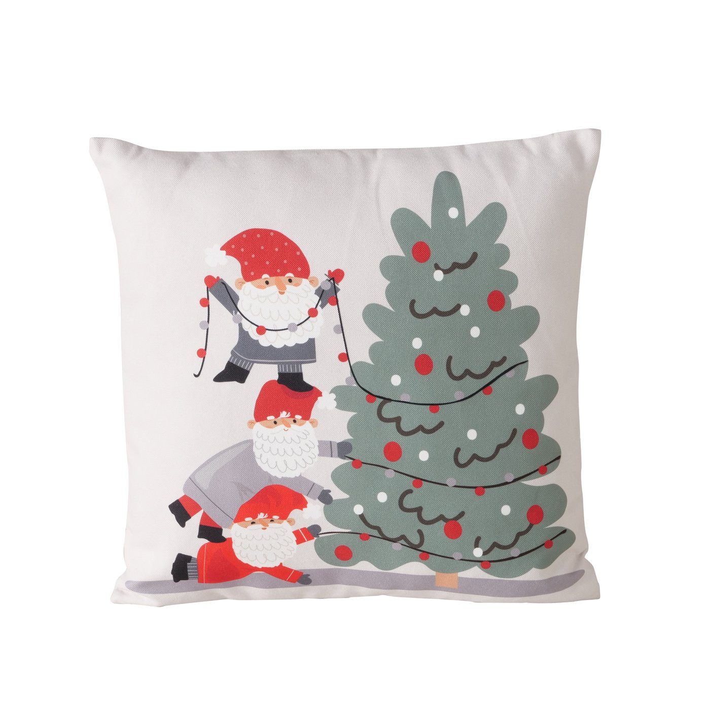 BOLTZE GRUPPE Dekokissen Kissen mit Weihnachtsmotiv MONTI, 45 x 45 cm, mit Weihnachtsmotiv