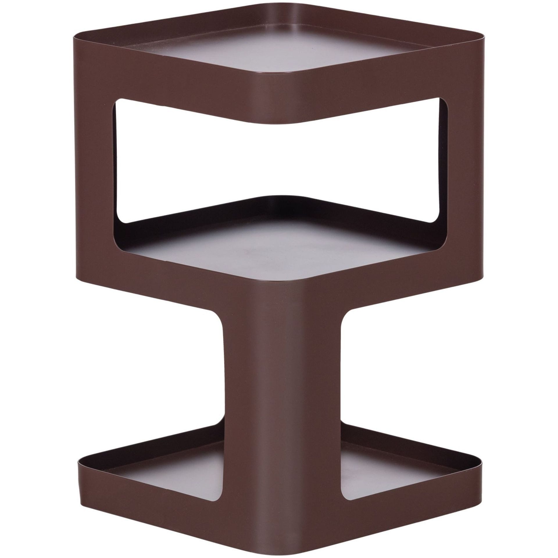 WOOOD Beistelltisch Retro Beistelltisch Couchtisch Nachttisch Riv Metall