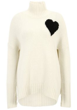 Frogbox Strickpullover Black Heart mit modernem Design