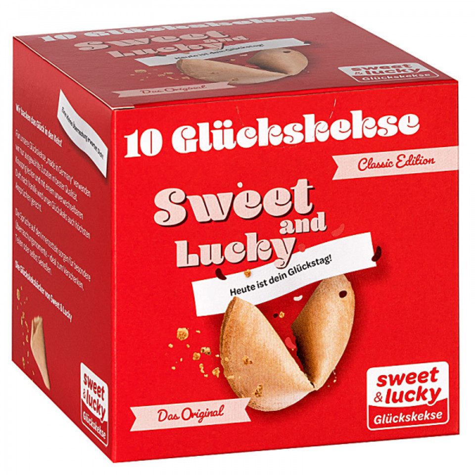 Sweet & Lucky Kekse Glückskekse 10er Box