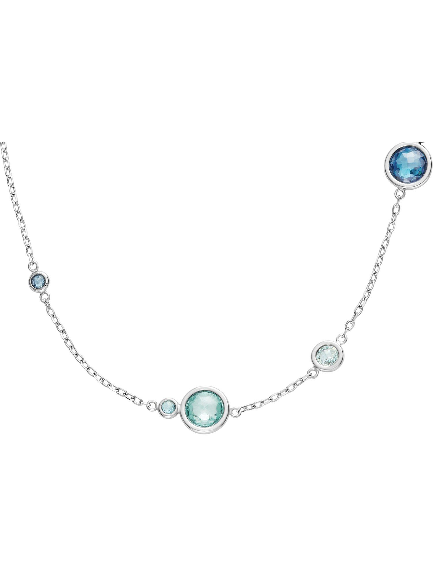 SKAGEN Edelstahlkette Skagen Damen-Kette Edelstahl Glasstein