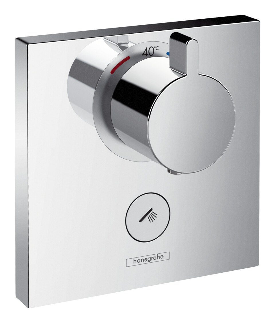 HighFlow Chrom - Thermostat Unterputz für 1 Unterputzarmatur ShowerSelect hansgrohe Verbraucher