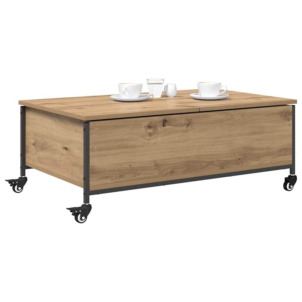 vidaXL Couchtisch Couchtisch Artisan-Eiche 91 x 55 x 32 cm Holzwerkstoff (1-St)