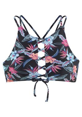 KangaROOS Bustier-Bikini-Top Agave, mit Zierschnürung vorne