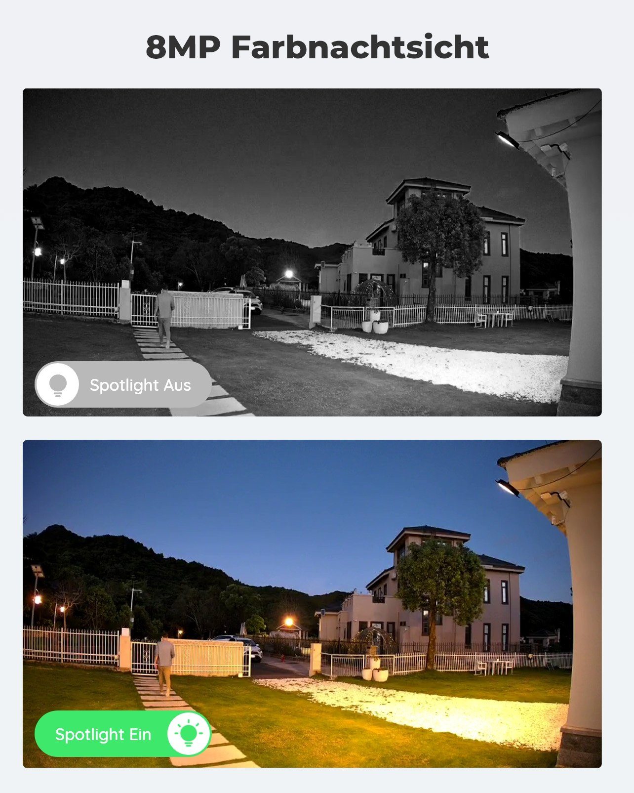 Reolink Überwachungskamera Trackmix 8MP PTZ WLAN IP (Außenbereich, Packung, 1-tlg., 2 Spotlights, mit Dual-Objektiv, Auto-Tracking,Smarte Person/Auto/Haustiererkennung)