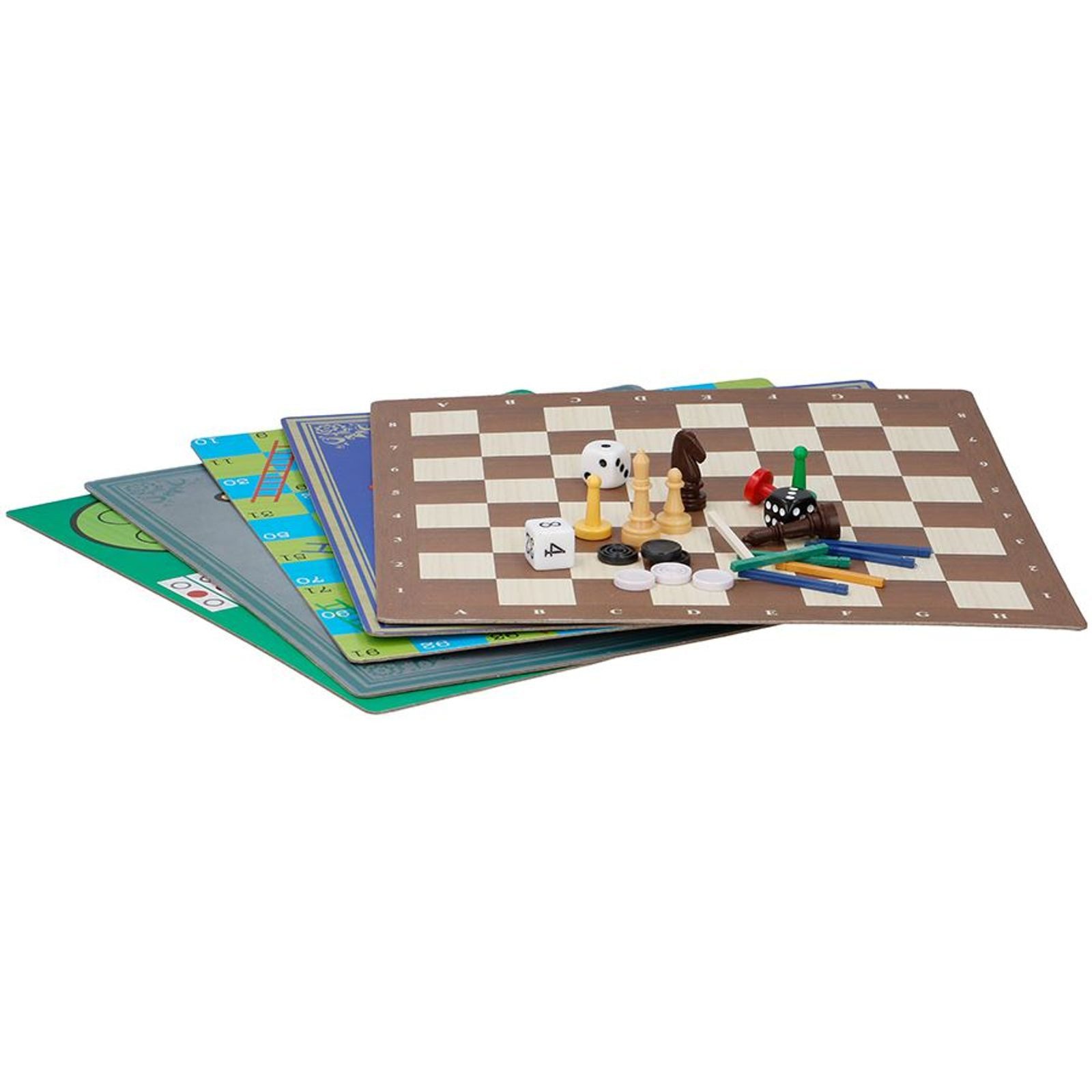 BURI Spiel Spielesammlung 100 Spiele mit Reisespiel Gesellschaftsspiel Familien