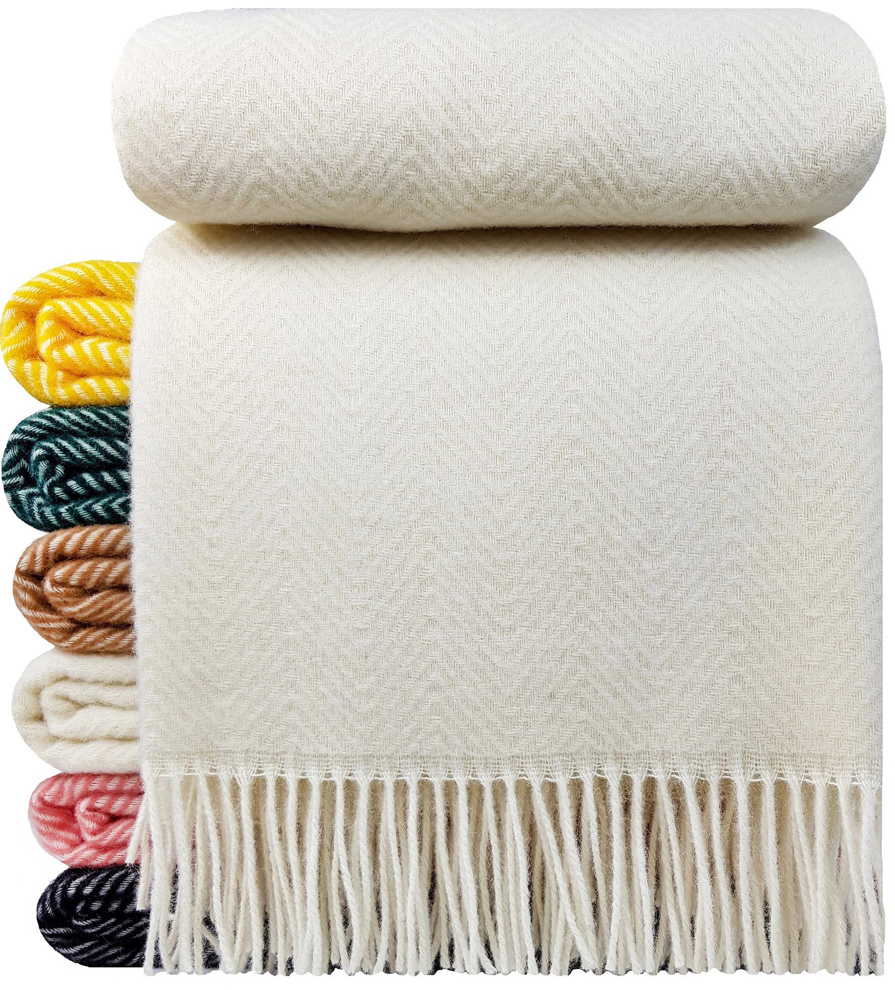 Wolldecke "TIROL M" 100 % Wolle, 140 x 200 cm in versch. Farben, STTS. € 42,99