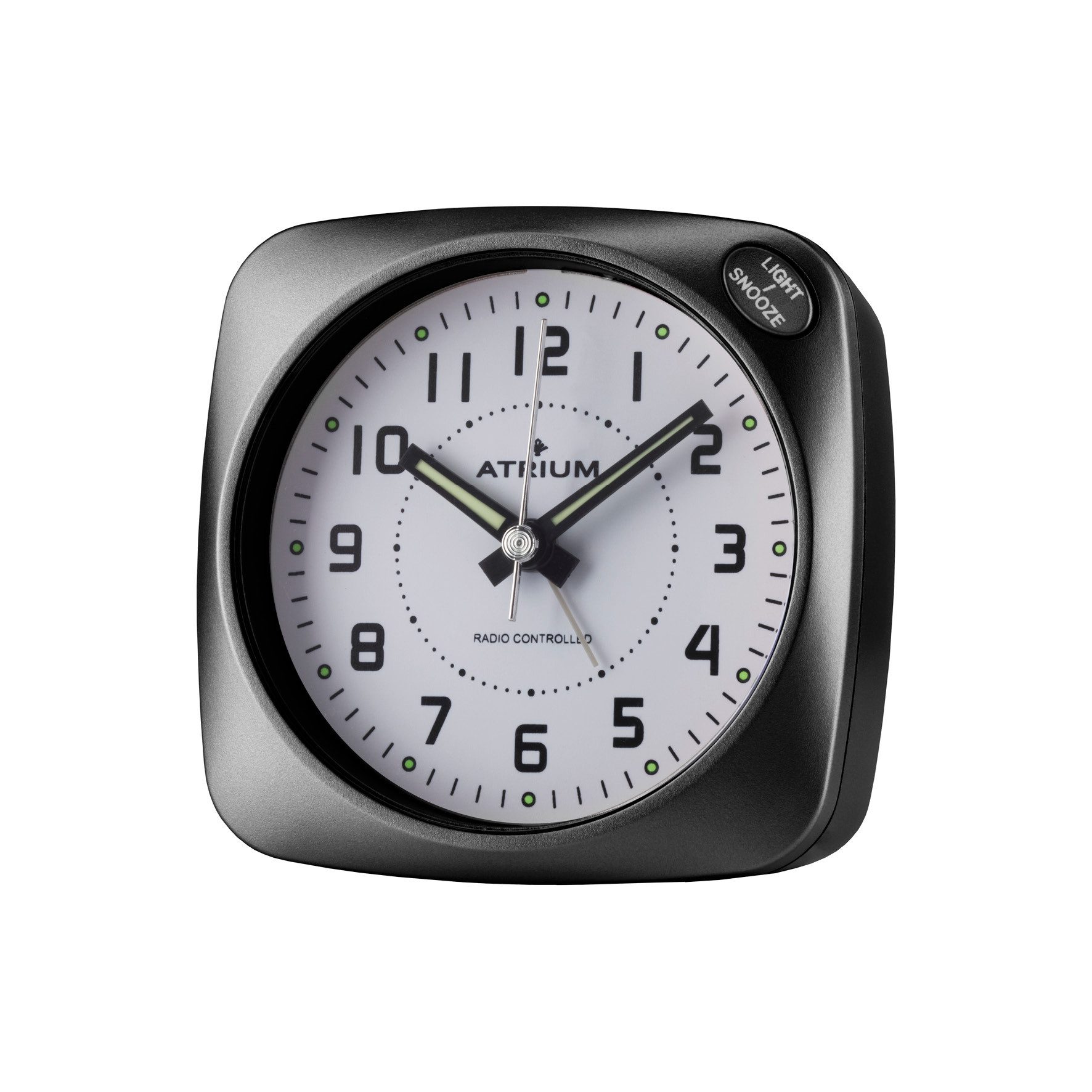 Atrium Funkwecker A610 Analog Quarz ohne Ticken Licht Snooze Klassisch Deutlich Geschenkidee