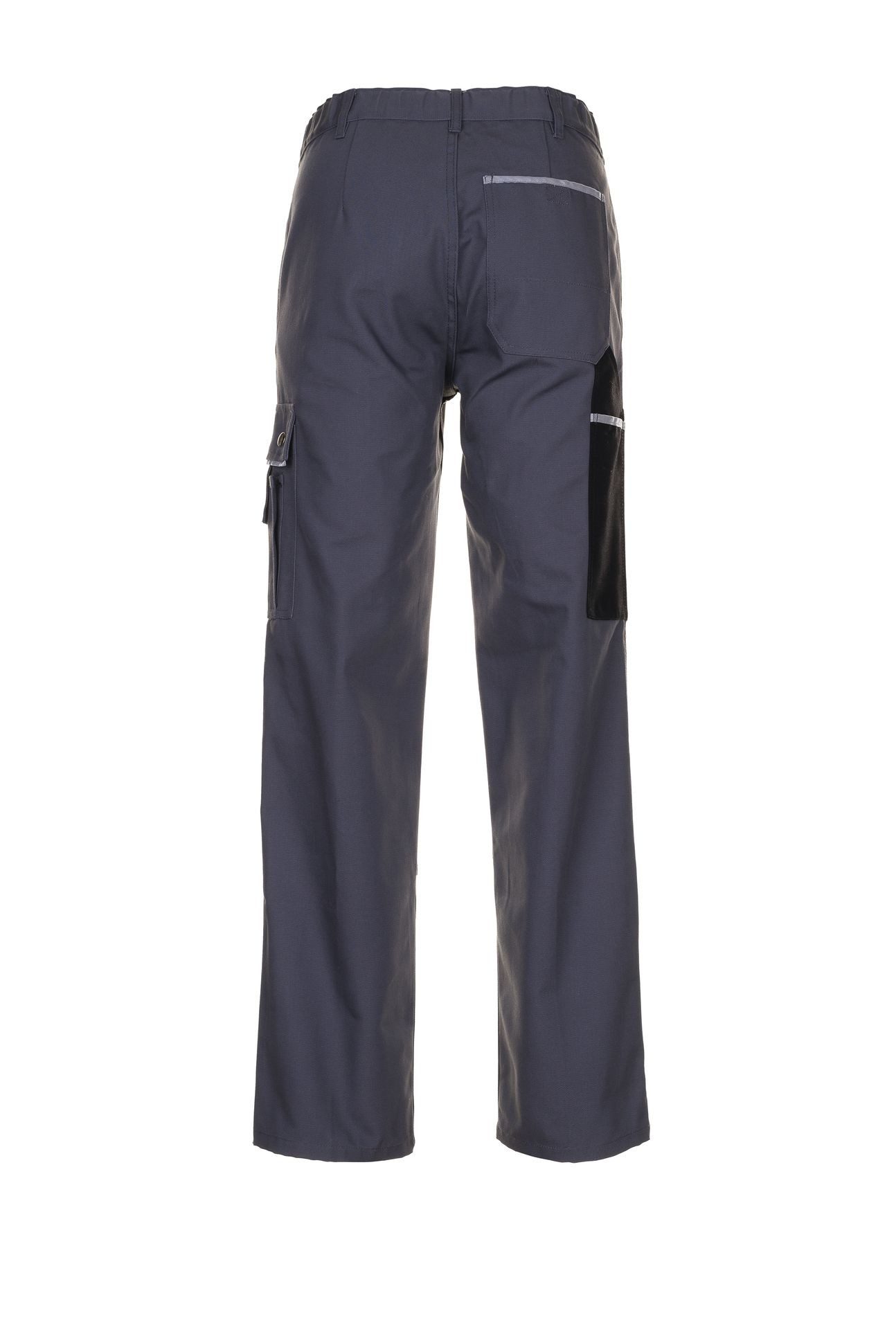 Planam Arbeitshose PLANAM Herren Bundhose CANVAS-320 Reflex CORDURA® Grau/Schwarz – Bild 4 von 4
