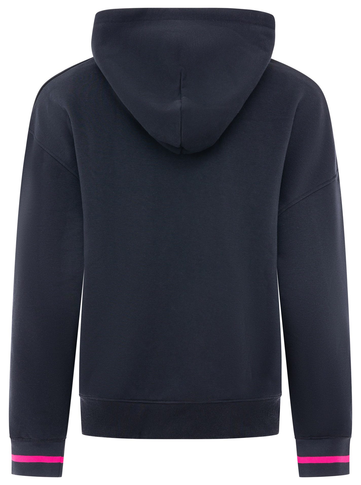 Zwillingsherz Hoodie "Zwillingsherz Patches" Oversize-Fit, Kapuze, großer Schriftzug und Patches, Kängurutasche – Bild 4 von 5