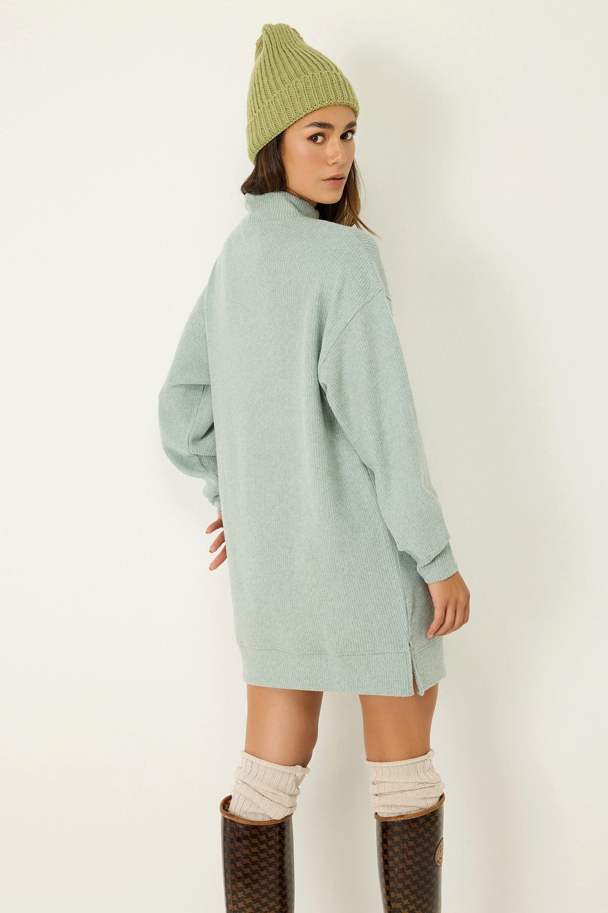 No Matter What Minikleid Kleid mit halbem Rollkragen – Bild 4 von 4