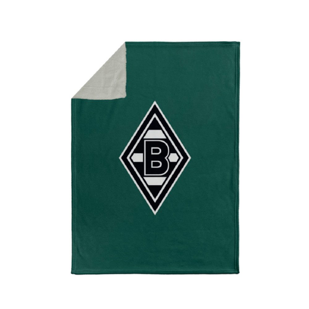 Borussia Mönchengladbach Tagesdecke Borussia M´Gladbach Kuscheldecke "cozy logo"