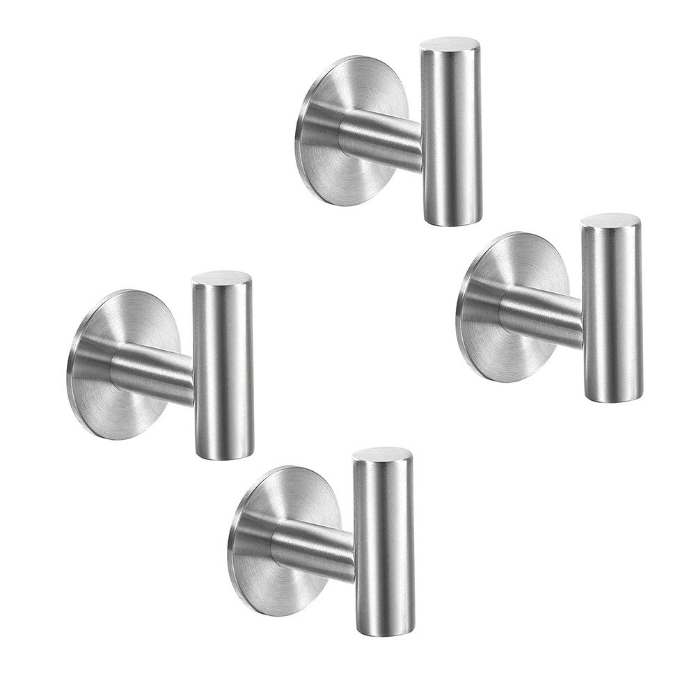 NUODWELL Handtuchhaken 4 Stück Haken, Bad- und Küchenhaken, Edelstahl, selb günstig online kaufen