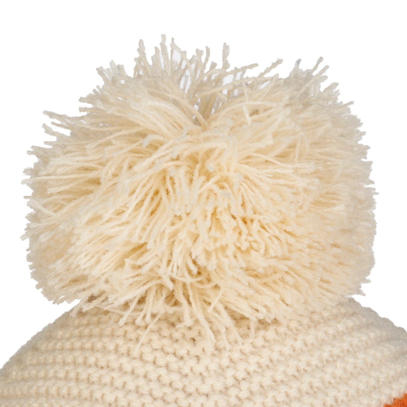 Fiebig Bommelmütze (1-St) Strickmütze mit Futter