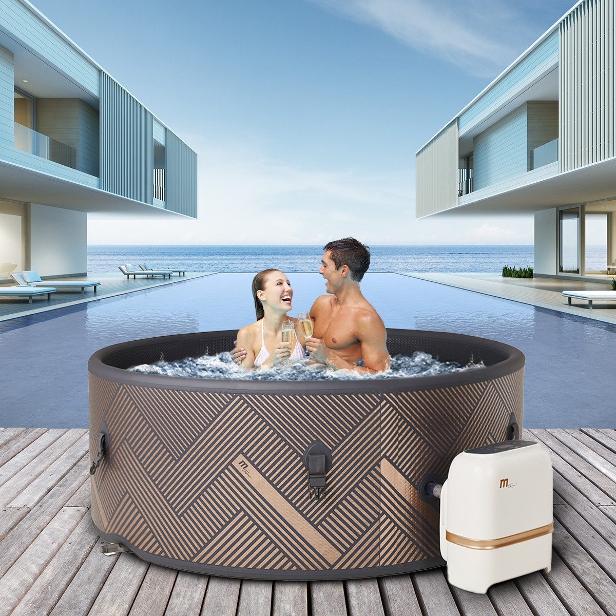 mSpa Whirlpool Outdoor Frame Mono F-MO061, günstig online kaufen