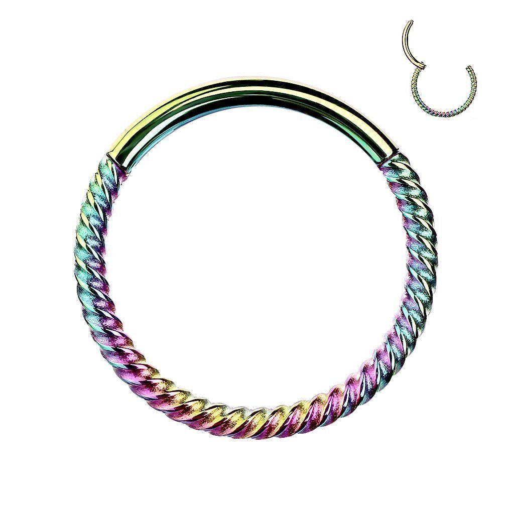 Taffstyle Nasenpiercing Piercing Segmentring Scharnier Clicker günstig online kaufen