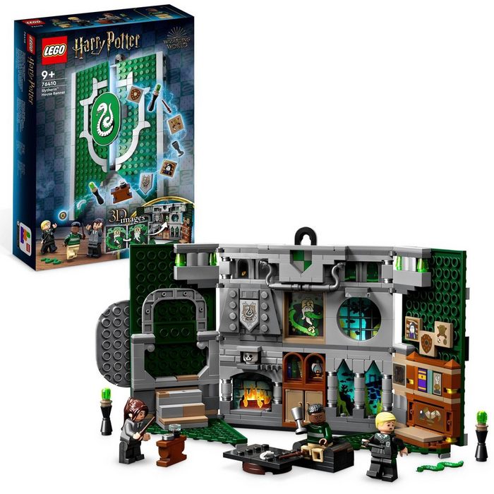 LEGO® Konstruktionsspielsteine Hausbanner Slytherin (76410) LEGO® Harry Potter (349 St)