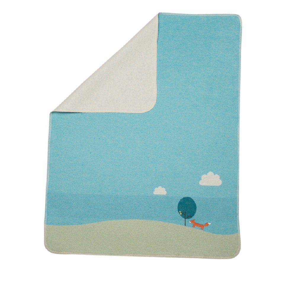 Babydecke David Fussenegger Babydecke Juwel Stickerei 'Fuchs' 70 x 90