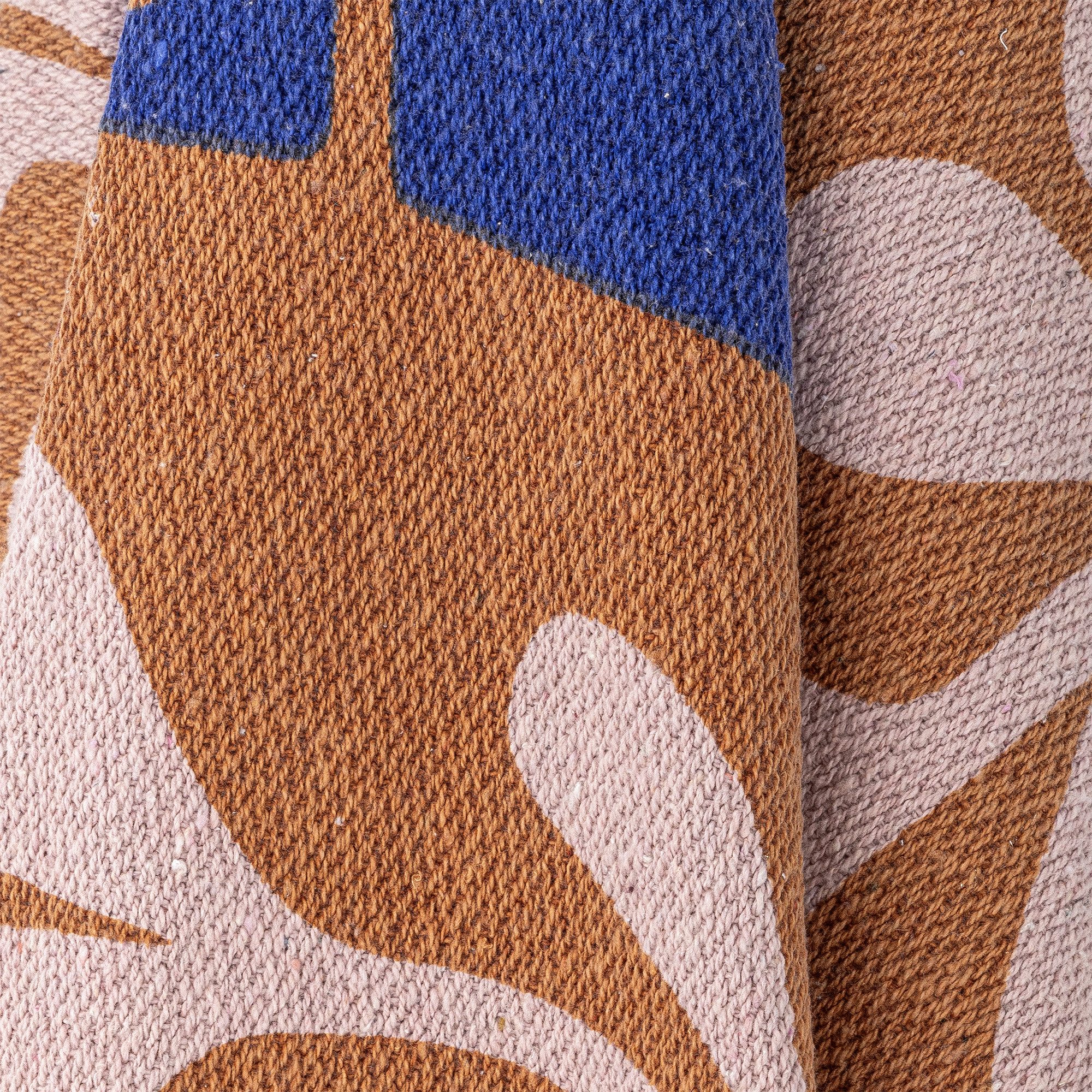 Wohndecke Bloomingville Atle Decke, Braun, 160 x 130 cm, Bloomingville