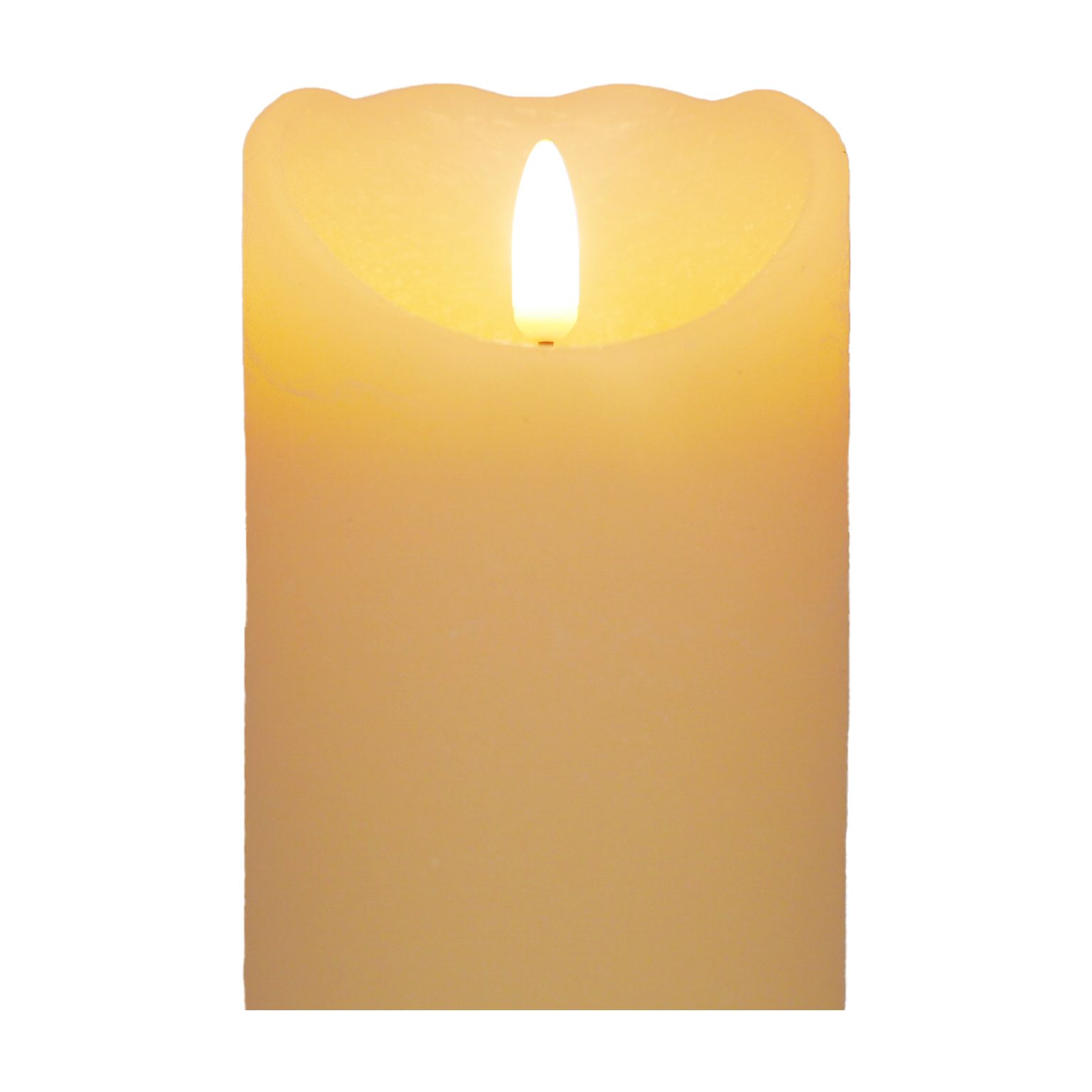 B&S LED-Kerze LED Echtwachskerze mit flackereffekt und Timer H:15 x Ø 7.5 c günstig online kaufen