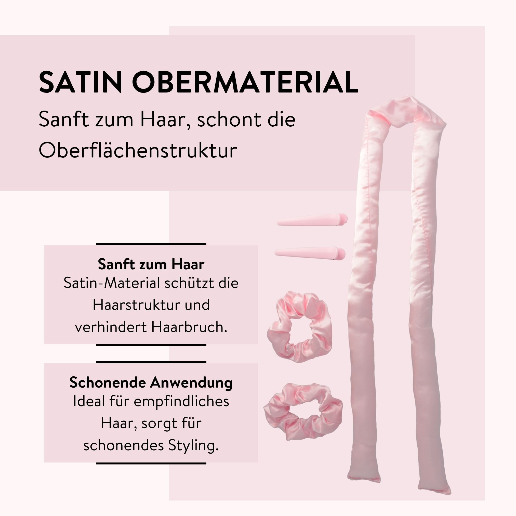 PARSA Beauty Lockentool mit Srunchies und Haarclips Lockenwickler · 5 Stk – Bild 4 von 5