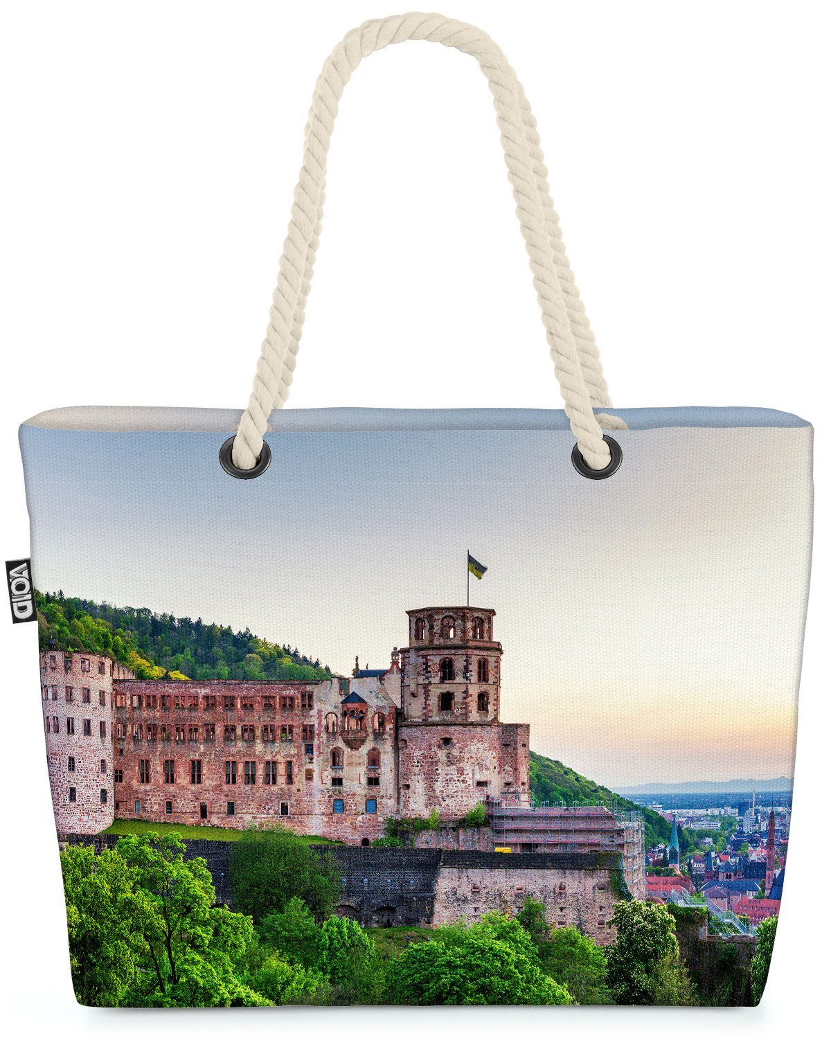 VOID Strandtasche (1-tlg), Heidelberger Schloss Deutschlands Sehenswürdigkeiten Heidelberger Kor