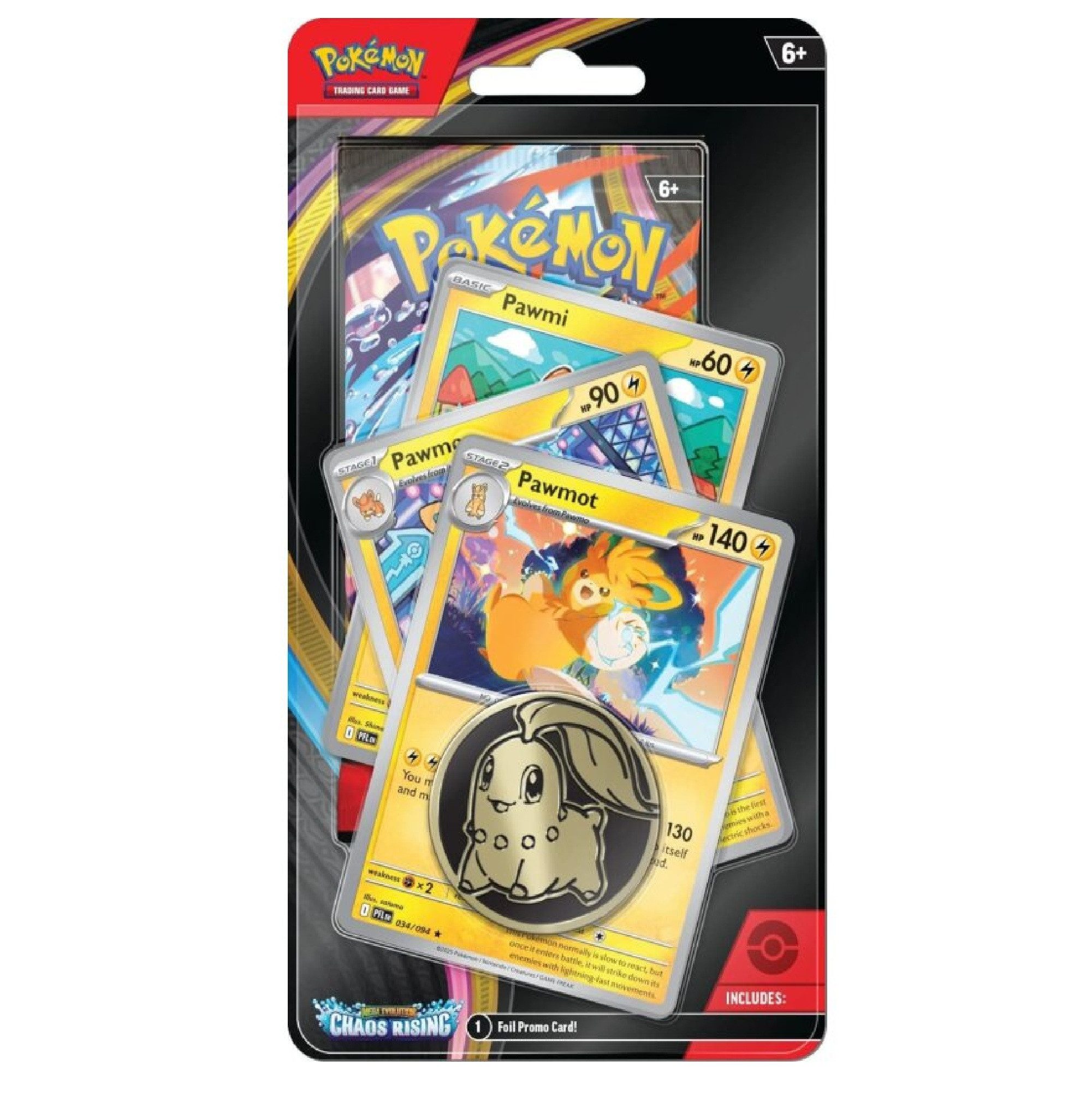 The Pokémon Company International Sammelkarte Pokemon ME4 Chaos Rising Premium Checklane Blister