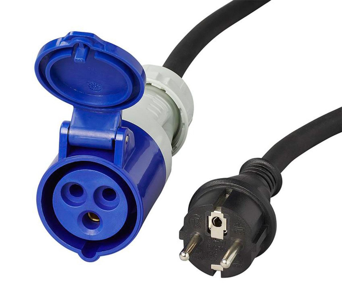 ProPlus CEE Stecker Stromkabel Adapterkabel 150cm Bauwagen Camping Wohnwagen Strom-Adapterkabel zu CEE