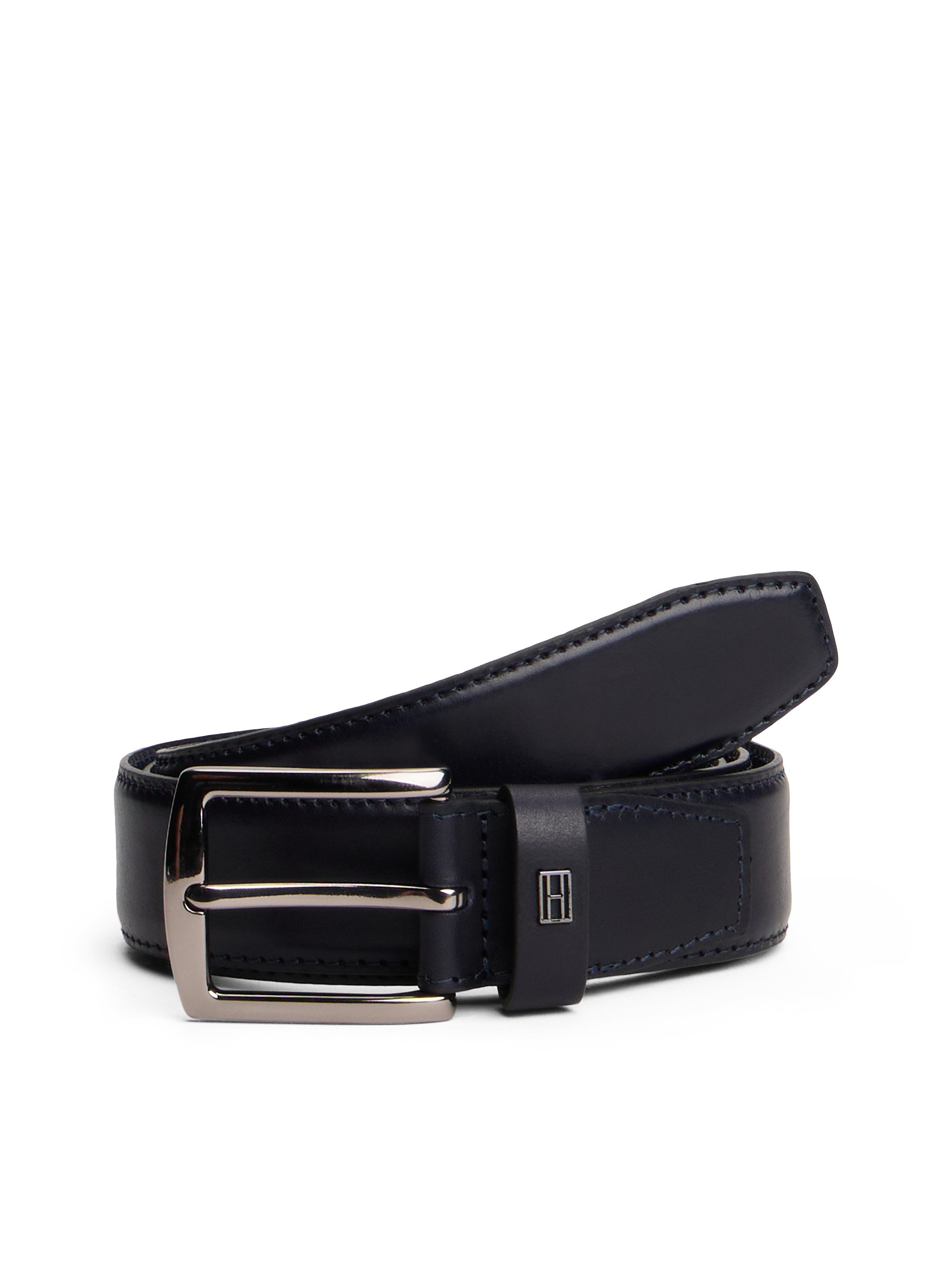 Tommy Hilfiger Ledergürtel DENTON ELEVATED 3.5 cm breit Größenverstellbar