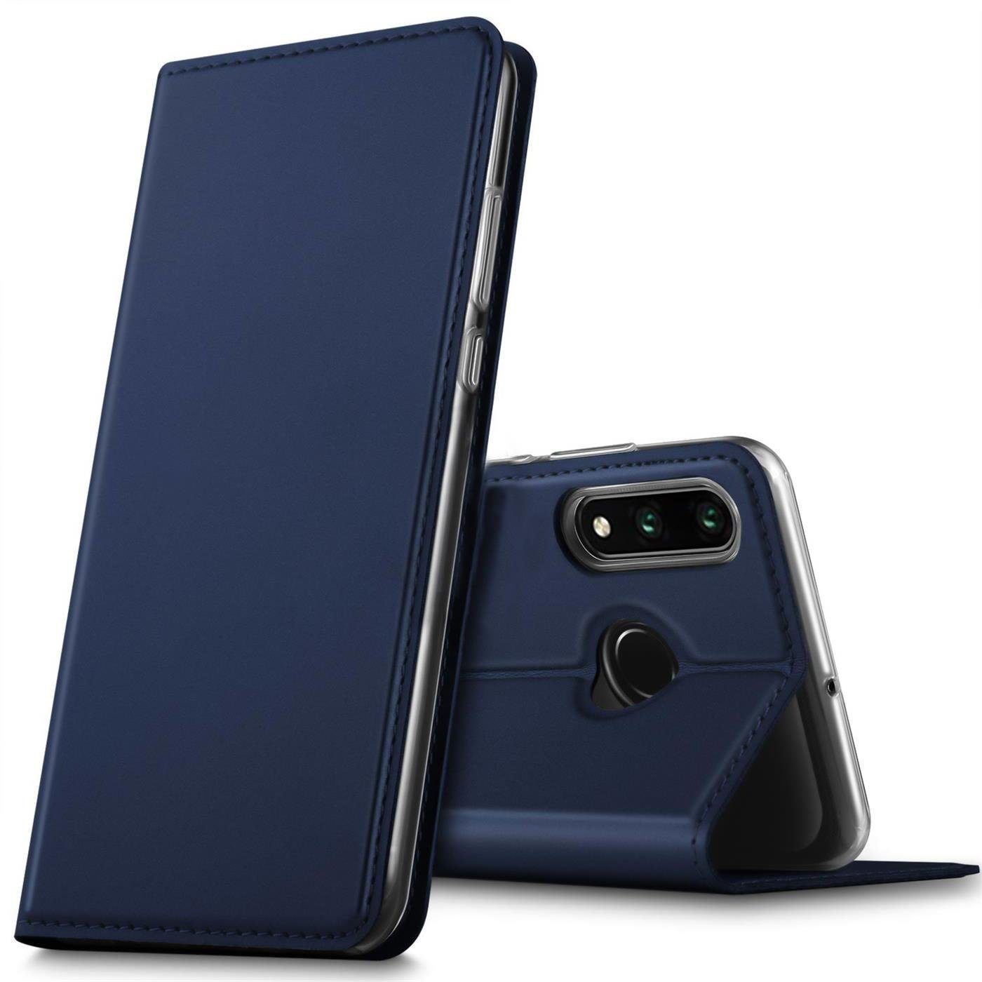 CoolGadget Handyhülle Magnet Case Handy Tasche für Huawei P30 Lite 6,2 Zoll, Hülle Klapphülle Ultra Slim Flip Cover für P30 Lite Schutzhülle