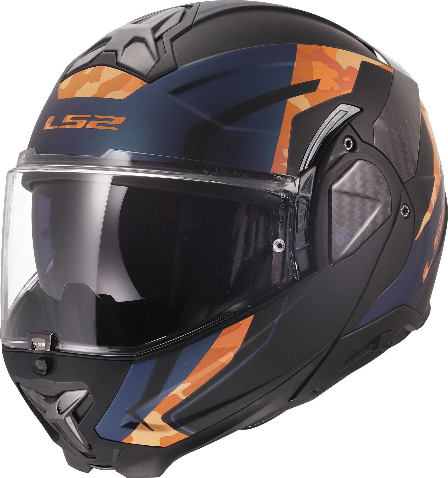 LS2 Motorradhelm FF910 Advant II Glide Klapphelm, Atmungsaktiv