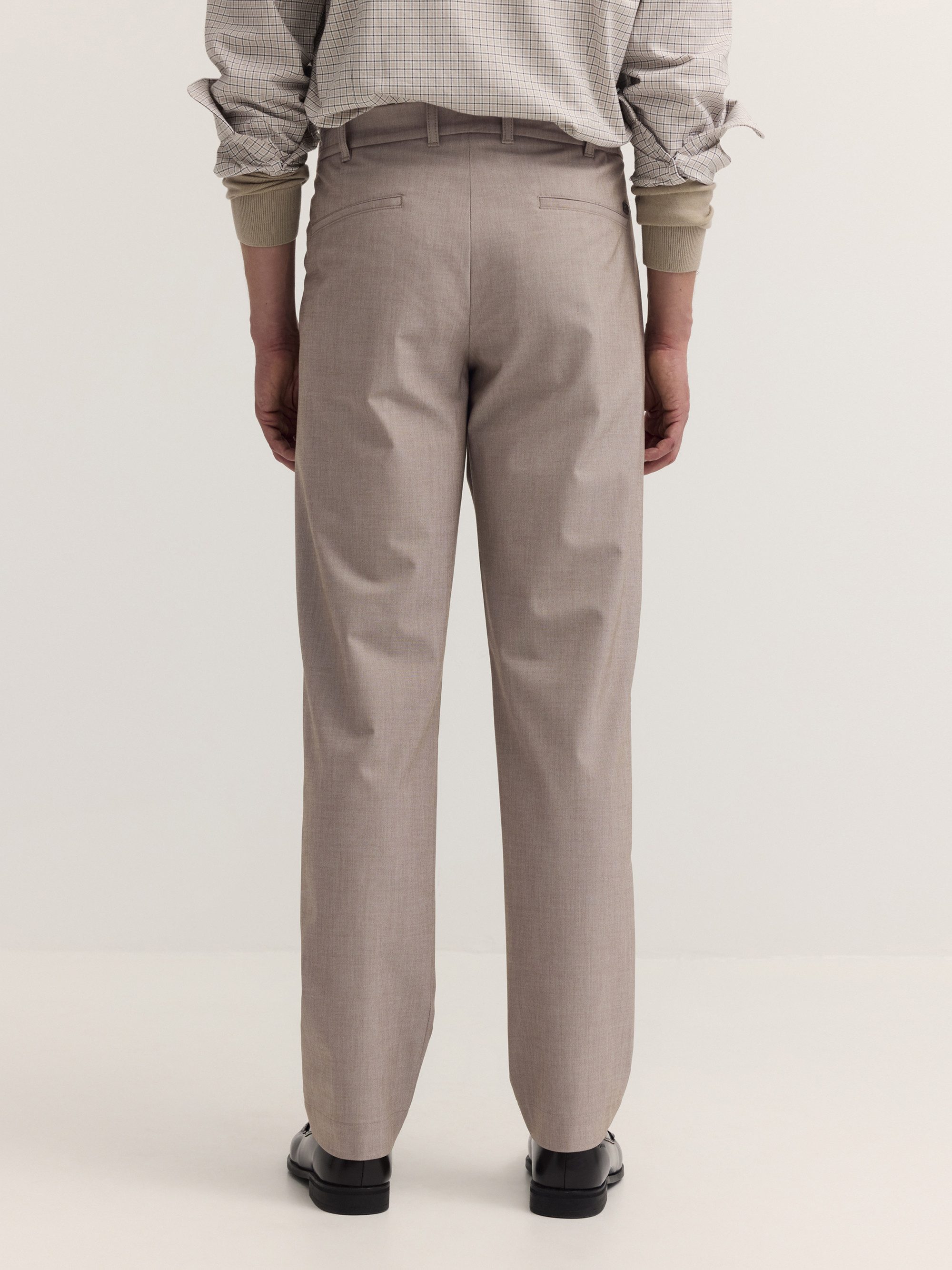 bugatti Chinohose Tapered Fit Tapered Fit Wool Look 4-Way Stretch