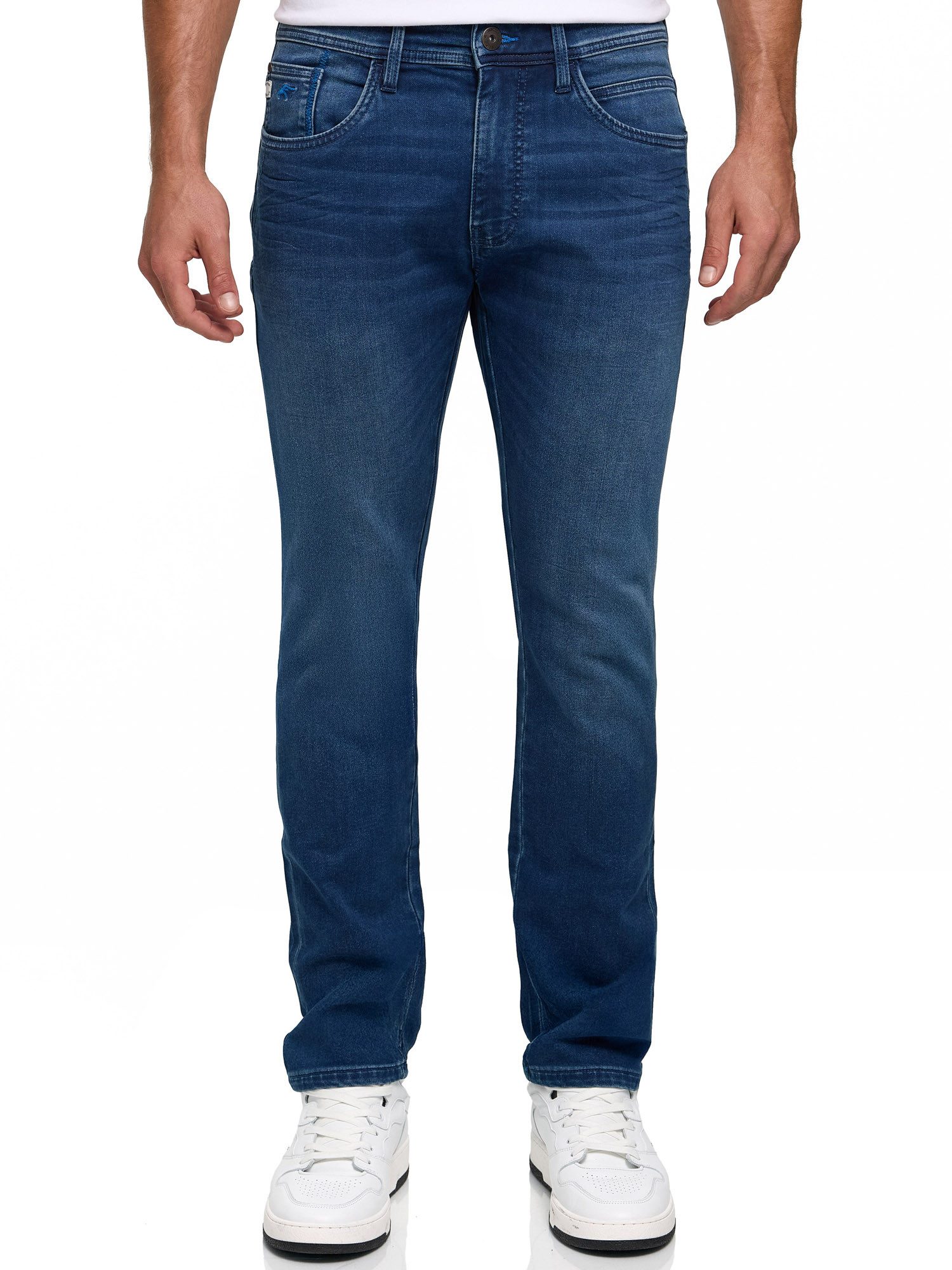 Indicode Regular-fit-Jeans INCoil Baumwollmischung, regular fit