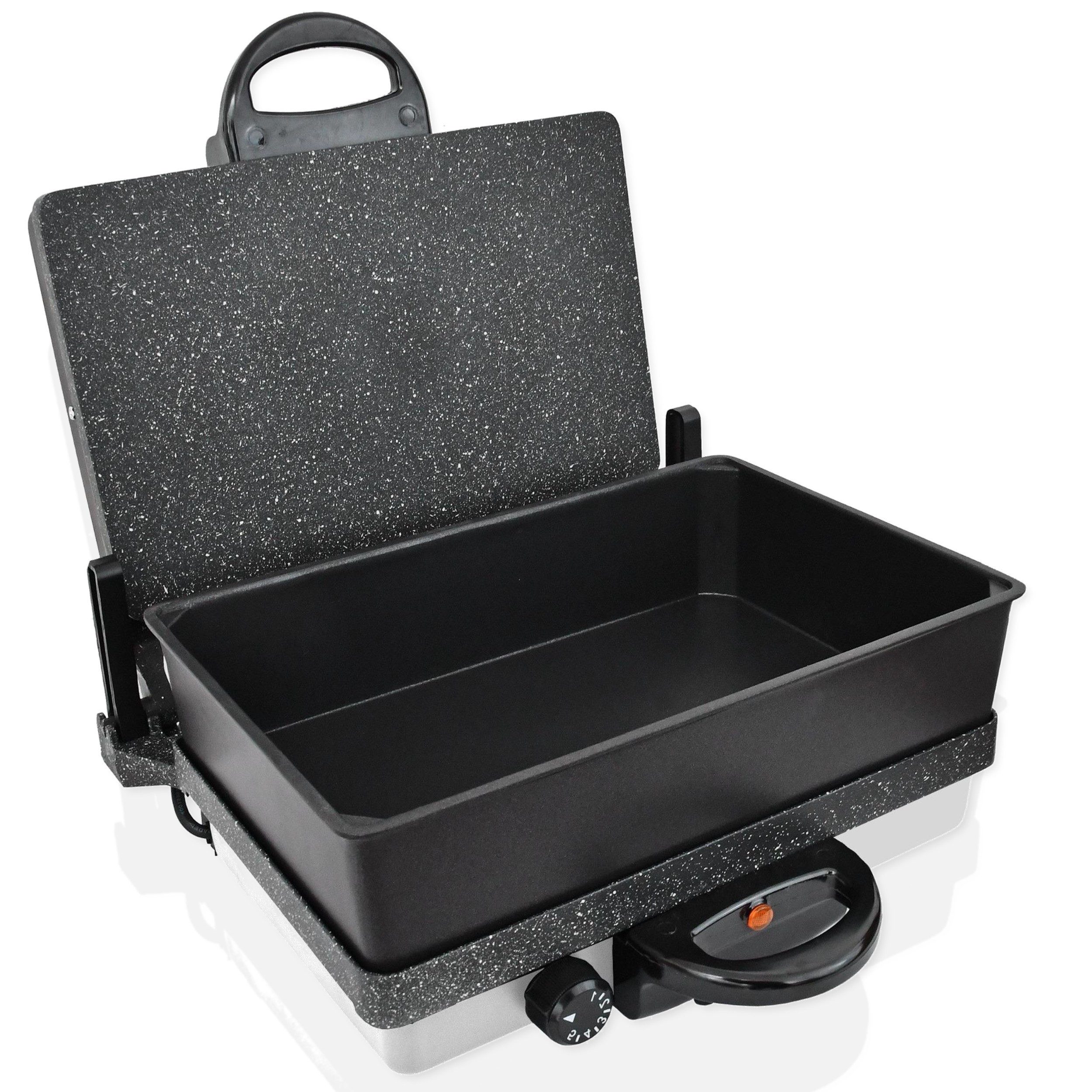 Neudorf Kontaktgrill Lahmacun Makinesi Elektrogrill Multigrill Antihaft, 2000 W, Ober-/Unterhitze, auch als Sandwich-/Paninigrill nutzbar