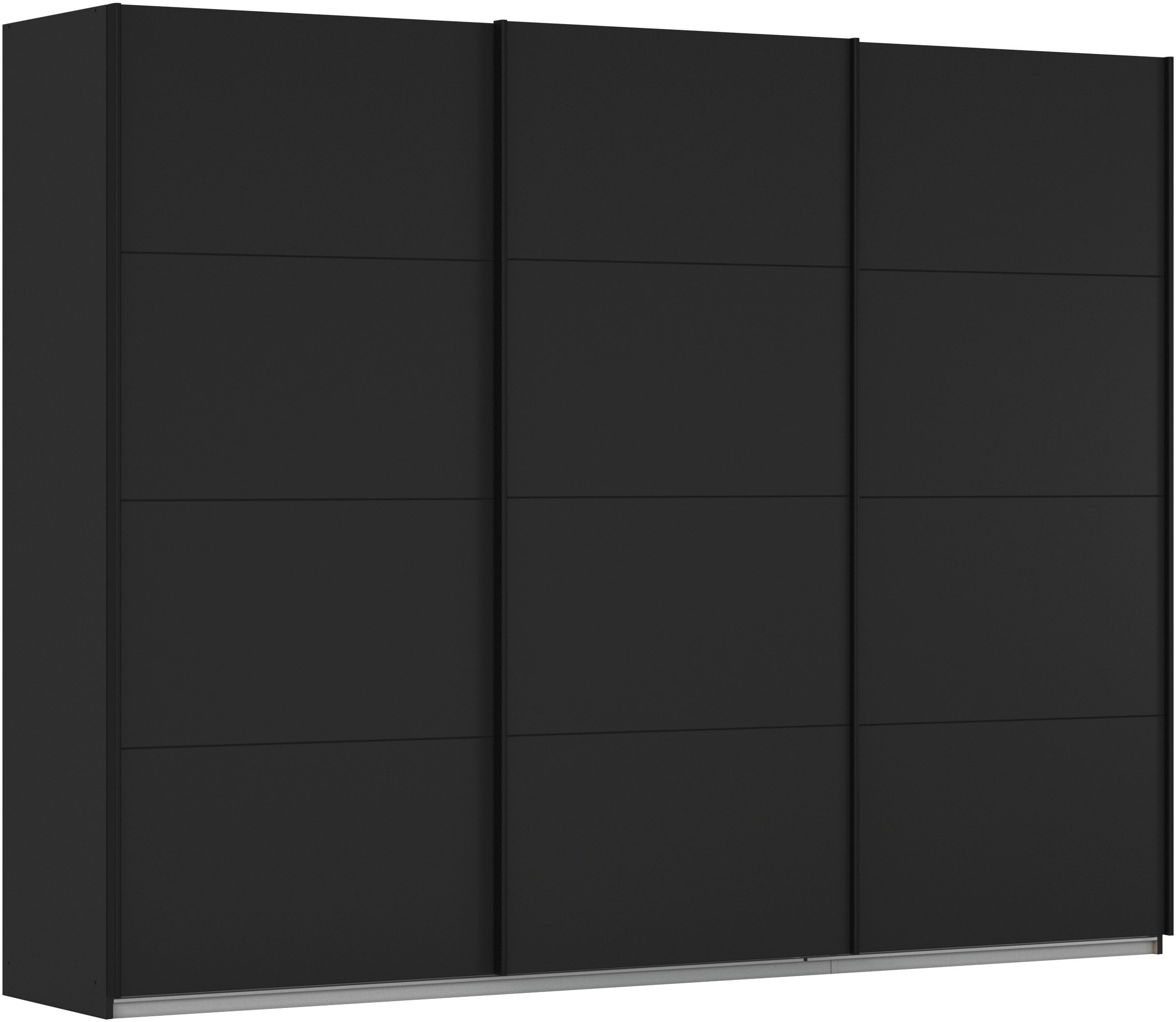 OTTO home Schwebetürenschrank Kleiderschrank Schrank Garderobe AGORDO mit Dekor- oder Hochglanzfront (Breiten 203/271/315/360 cm in drei Griff-Farben - NEU: Farbe SCHWARZ) durchdachte Innenausstattung, in 4 Breiten und 2 Höhen MADE IN GERMANY