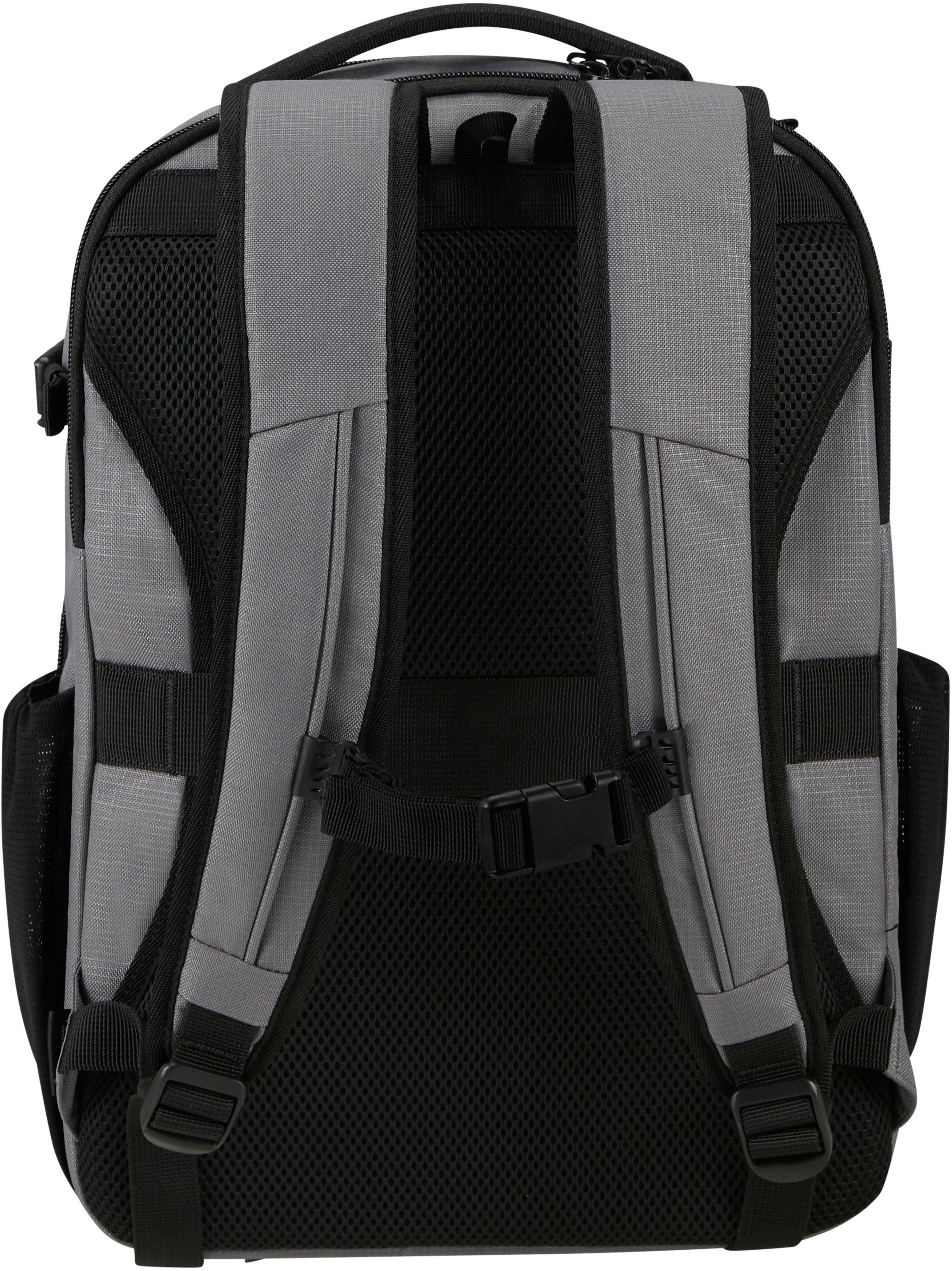 Laptoprucksack 15,6-Zoll Drifter mit Material; Tablet recyceltem Grey und Roader, Samsonite aus Laptopfach