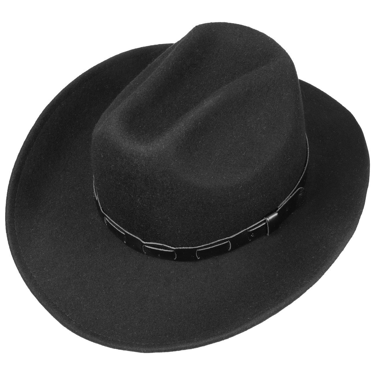 Lipodo Cowboyhut (1-St) Cowboyhut mit Lederband, Made in Italy – Bild 2 von 4