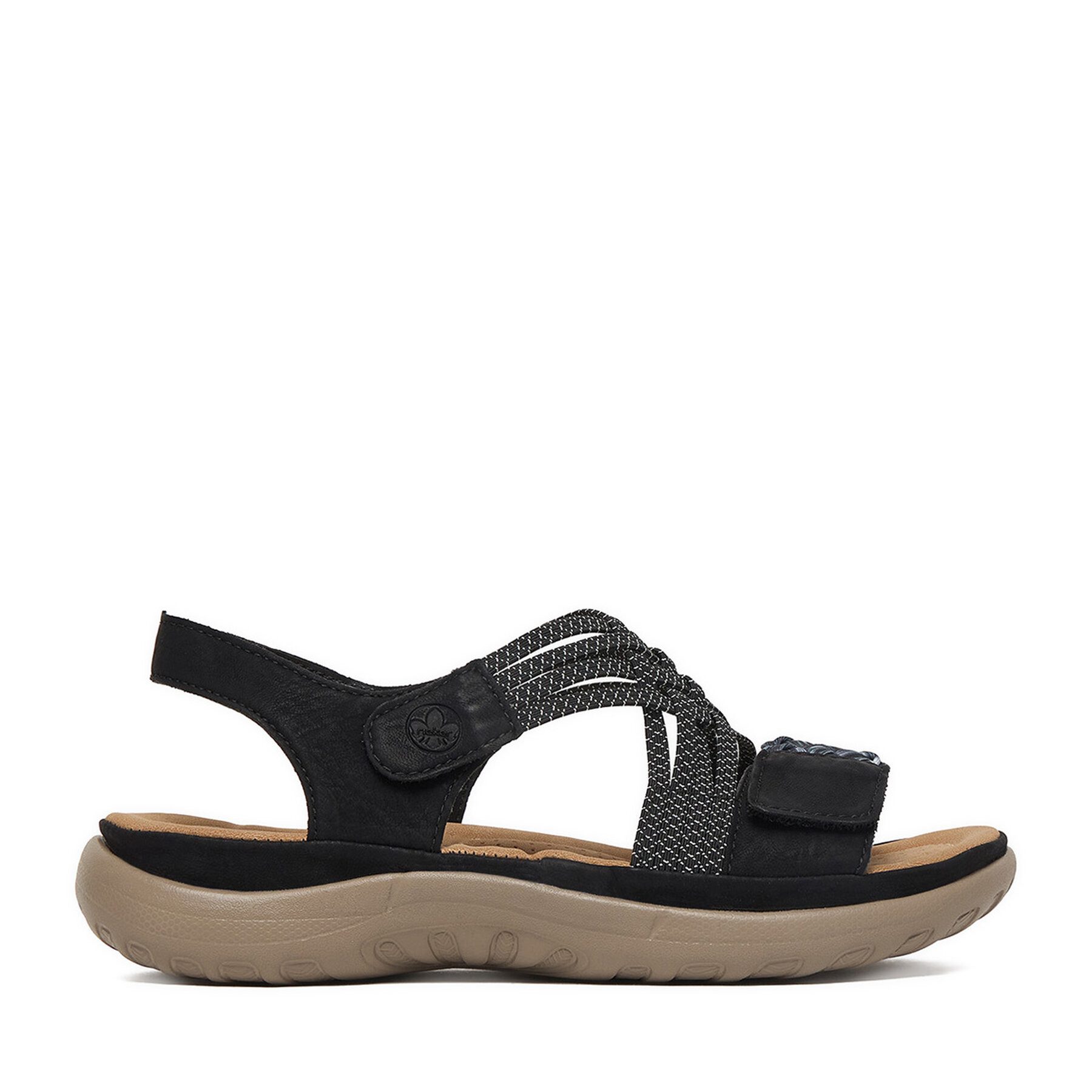 Rieker Rieker Damen-Sandalen Schwarz 64889-00 Sandale