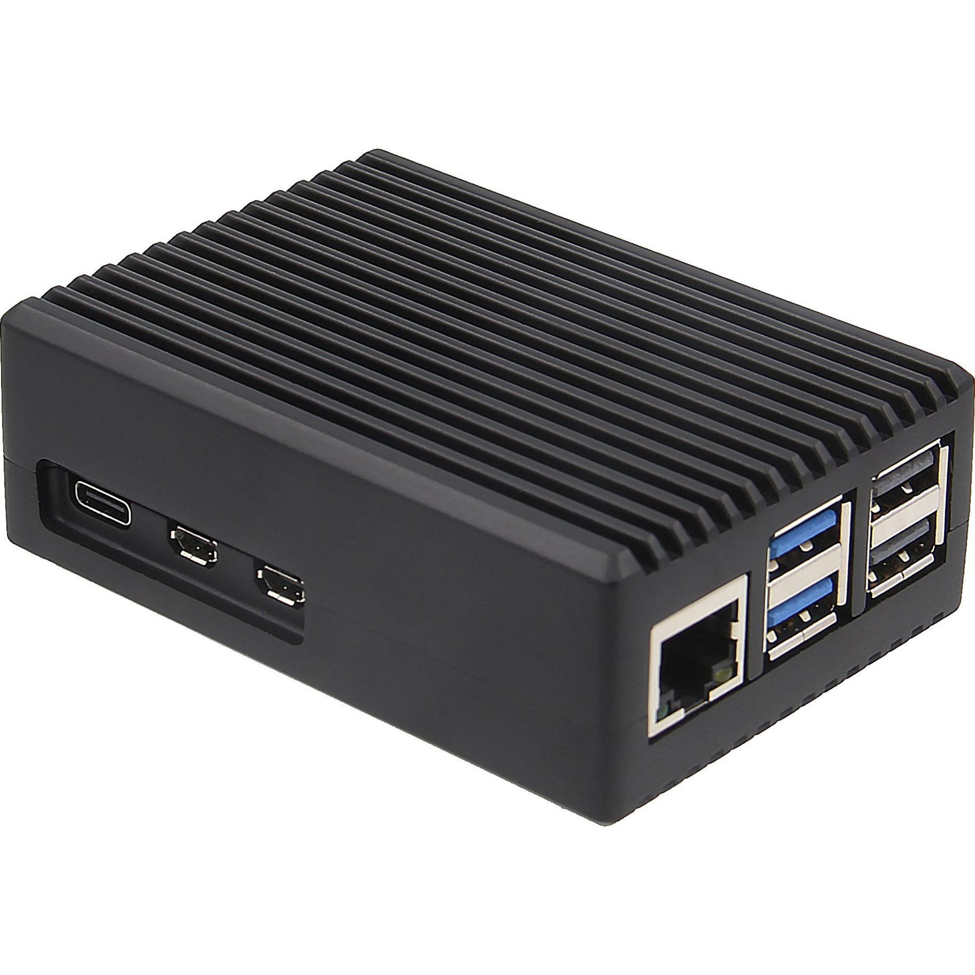 Inter-Tech PC-Gehäuse Inter-Tech ODS-739 Raspberry Alu Case, Gehäuse