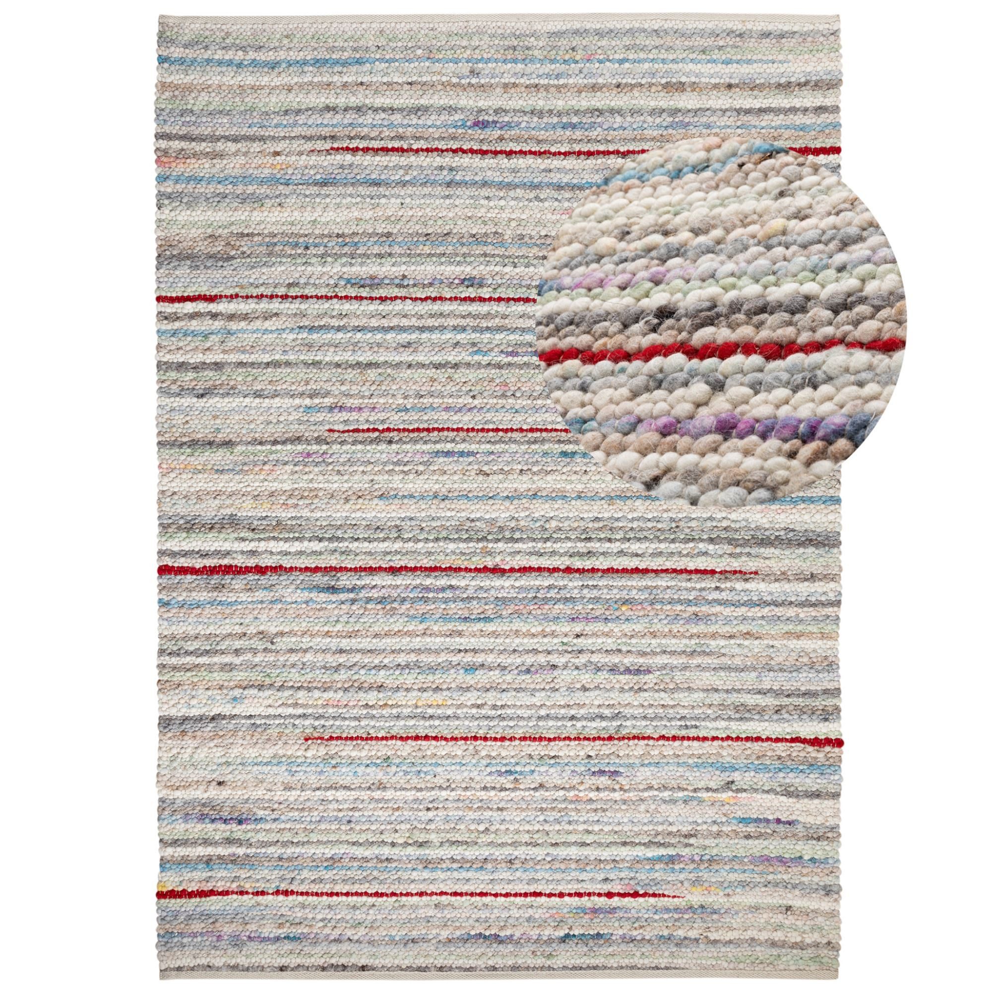 Steffensmeier Wollteppich Barlo Mit Fusselstopp, Rechteckig, Handwebteppich günstig online kaufen