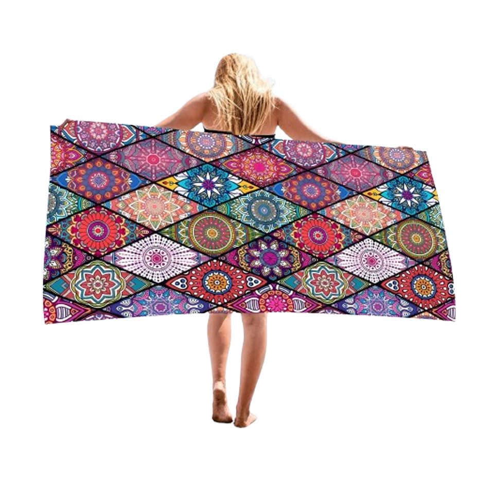 Coonoor Strandtuch XXL Badetuch Strandtuch Microfaser Strandhandtücher 1Set günstig online kaufen