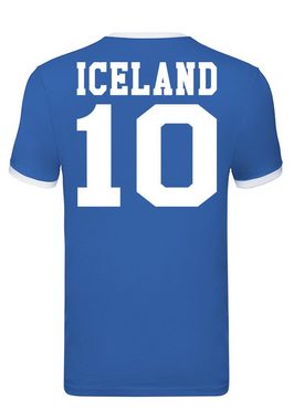 Blondie & Brownie T-Shirt Herren Island Iceland Sport Trikot Fußball Handball Meister WM EM