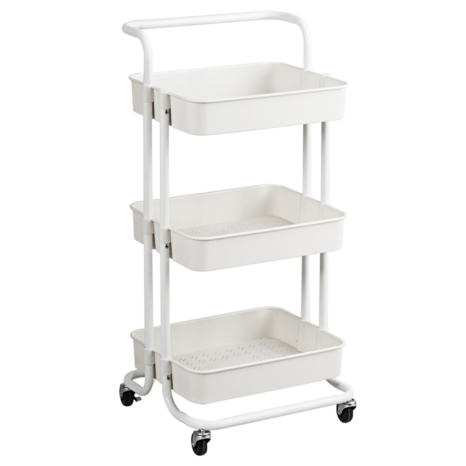 COSTWAY Küchenwagen, 3 Regale