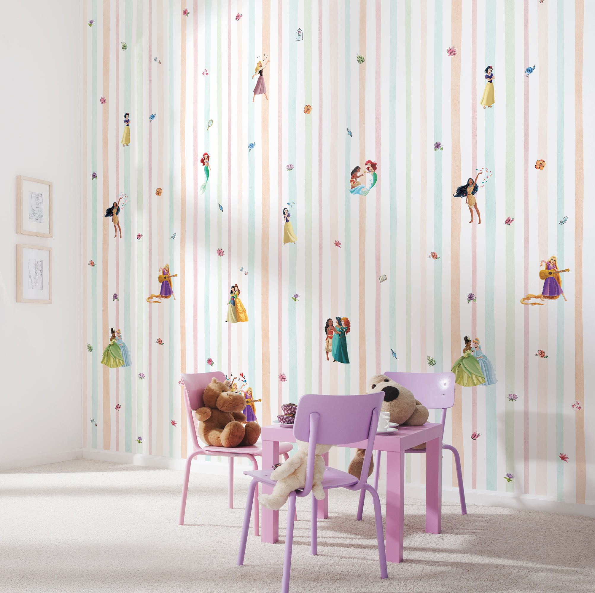 Komar Vliestapete Disney Princesses Charmix, glatt, bedruckt, (1 St), Rolle mit 212 x 250 cm