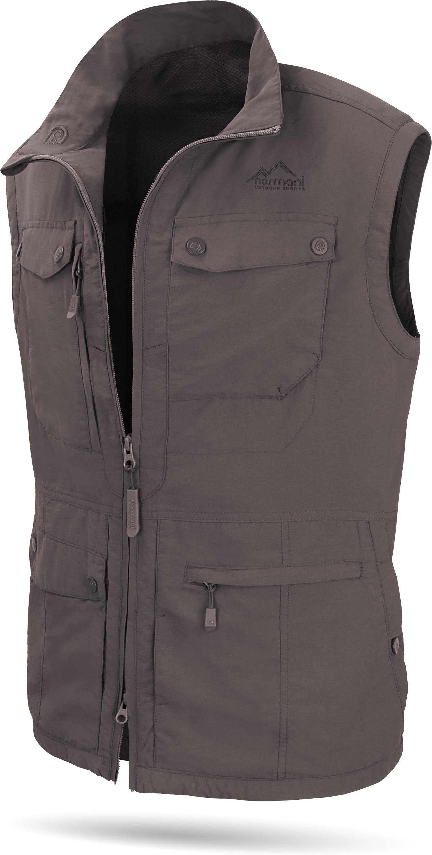 normani Funktionsweste Herren Outdoor Weste Kudu Reise Sommerweste Wanderwe günstig online kaufen